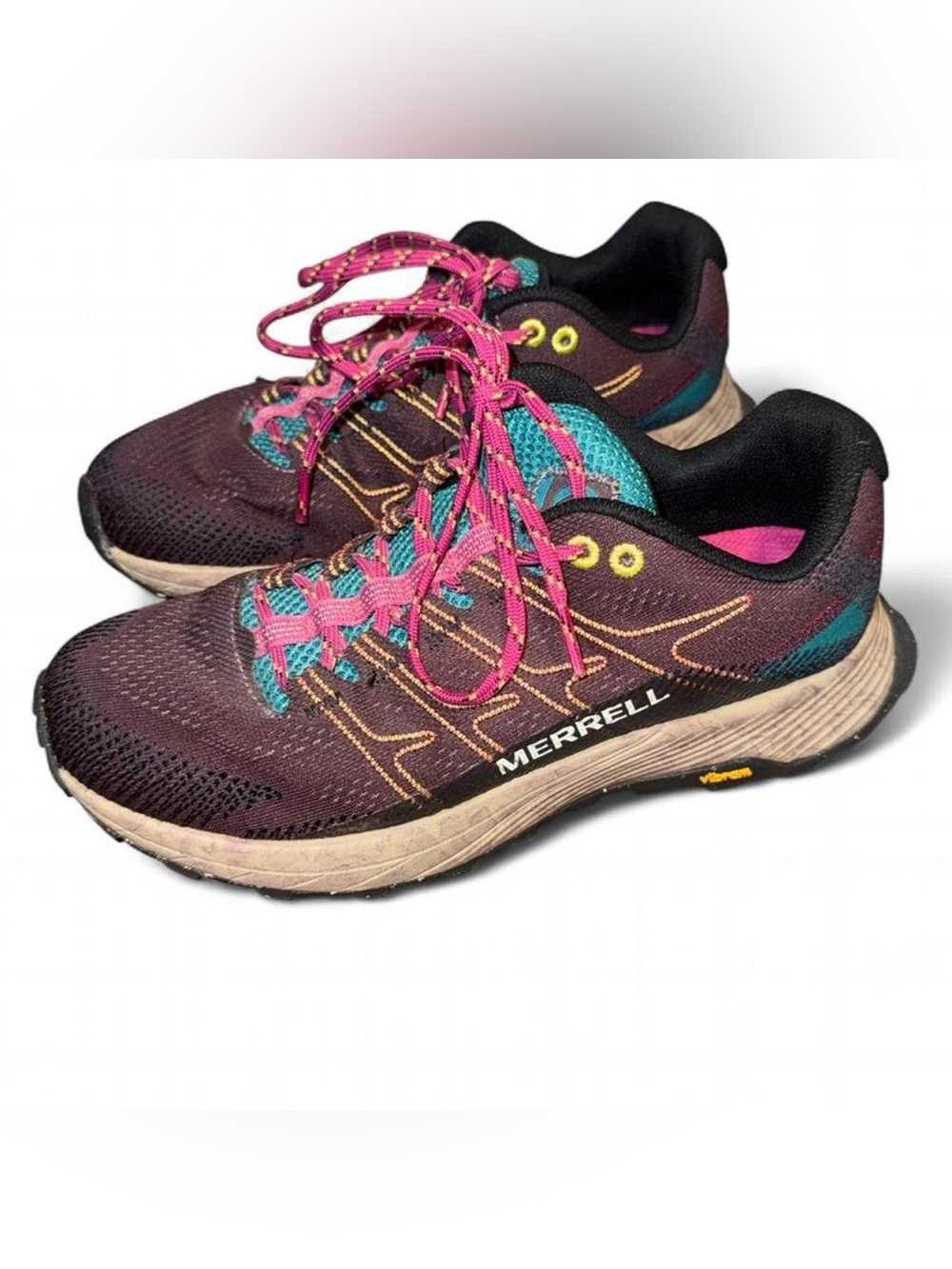 Merrell Moab Flight Trail Running Shoes – Burgundy | Women’s US 7.5